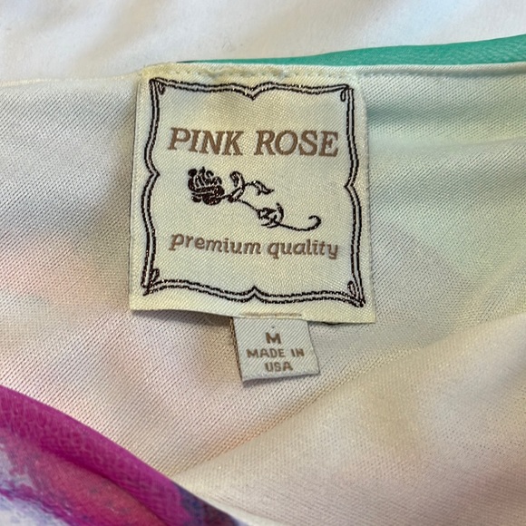 Striped, short summer dress - Picture 3 of 4